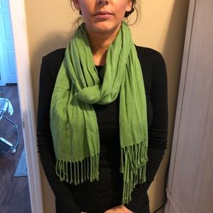 Green scarf